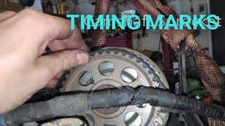 Ford Ranger 23 and 25 timing marks and timing belt Install DIY Best Diy [upl. by Dnalerb]