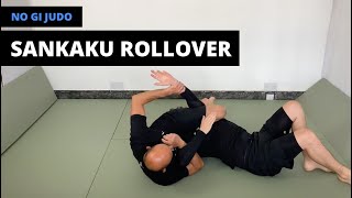 No Gi Judo  Basic Sankaku Jime Rollover [upl. by Akimihs121]