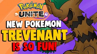 TREVENANT  NEW BATTLE ITEM IS SO FUN Build amp Moveset  Pokemon Unite [upl. by Asiuol]