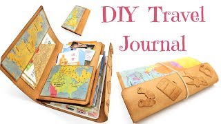 How To Make A Travellers Notebook or Journal [upl. by Gowrie]