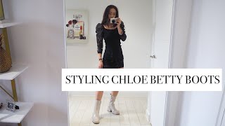 HOW TO STYLE CHLOE BETTY RAIN BOOTS [upl. by Berman117]