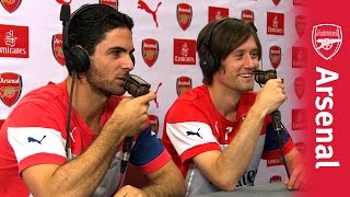 Mikel Arteta amp Tomas Rosicky UnClassic Commentary [upl. by Artekal]