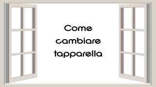 Come cambiare la tapparella  Tapparelleshop [upl. by Cyd819]