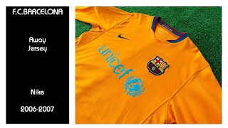 Jersey Nike FC Barcelona Away 20062007 [upl. by Neelya]