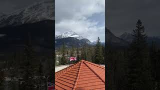 Banff National Park  Panoramic view of the mountains Alberta Canada [upl. by Siravaj366]