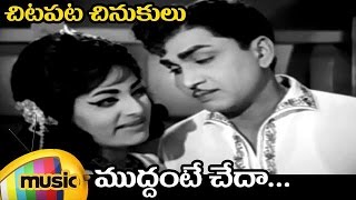 Chitapata Chinukulu Songs  Muddante Cheda Full Video Song  Adrushtavanthalu Telugu Movie  ANR [upl. by Fine]