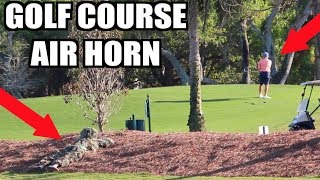 HONKING DURING GOLFERS SWING INSANE REACTIONS [upl. by Aeslehs]