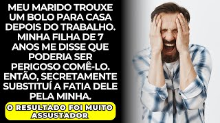 Minha filha me avisou sobre o bolo então o troquei Você não vai acreditar no que aconteceu [upl. by Llewoh]