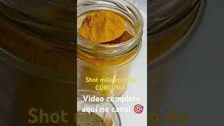 Shot de cúrcuma receitas saude academia fypシ゚viral shots cúrcuma [upl. by Archle]