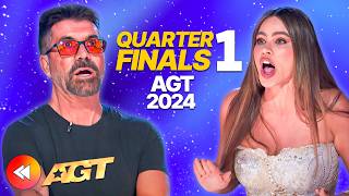 NEW Americas Got Talent ✨ Quarterfinals 1 ALL PERFORMANCES 🤩  AGT 2024 🇺🇸 [upl. by Ecinaj131]