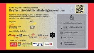 Fintech Association of Hong Kong Regtech Live 20 Artificial Intelligence Edition [upl. by Dunstan]