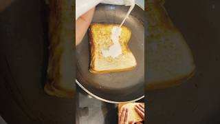 French Toast recipe milk dessert in 5 minutes how to make best French toast desserts 🍨 shorts [upl. by Ecyar]