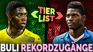 Wir ranken BundesligaRekordtransfers Calcio Berlin TIERLIST [upl. by Drolyag]