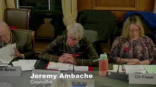 Labour Councillor Jeremy Ambache was hoping for more details in the report provided to the Committee [upl. by Etta]