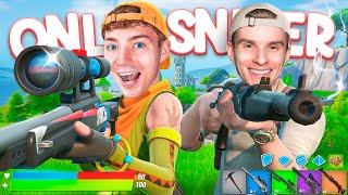 NUR MIT SNIPER Challenge mit ALVI in OG FORTNITE 😱🫨 [upl. by Rains]