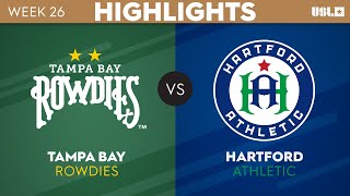 922023  Tampa Bay Rowdies vs Hartford Athletic  Game Highlights [upl. by Aym]