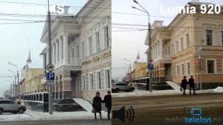 Камера iPhone 4S vs Nokia Lumia 920 OIS test тест стабилизации [upl. by Anidal]