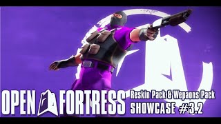 Open Fortress Reskin Pack amp Weapons Pack Mods  Showcase Gameplay 32  TF2 Android Mod [upl. by Gurolinick]