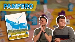 Pampero  Generating Wind Energy While Crunching Your Brain  Board Game Overview amp Review 85 [upl. by Adyam]