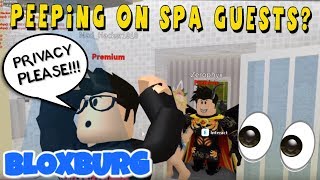 BLOXBURG SPA TOUR AND OPENING  ROBLOX [upl. by Far]