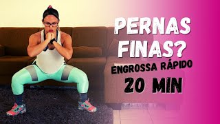 Treino Em Casa Feminino Para Ter Coxas Grossas e Definidas Sem Peso Em 15 Minutos [upl. by Yecats549]