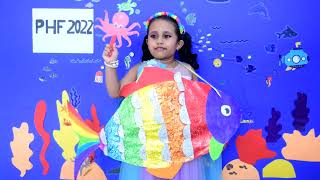 Story telling Rainbow Fish  Story with Puppets  Fancy dress idea [upl. by Gnues204]