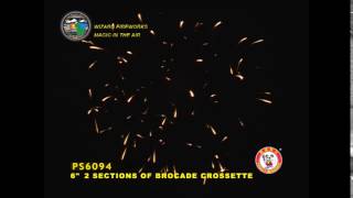 SB150CR09  6 INCH SHELL  WIZARD FIREWORKS  PS6094 [upl. by Coriss403]