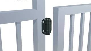 Safetech Hardware  Adjustable Tension Gate Hinge [upl. by Akinajnat]