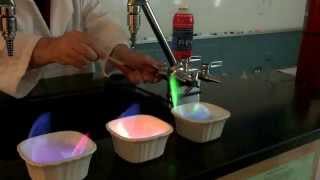 Flame Test Of Metals [upl. by Giacomo]