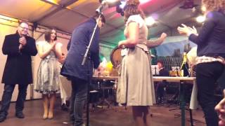 Landauer Federweißenfest 2016Fassanstich OB Hirsch und Prinzessin Lilli [upl. by Ylicis509]