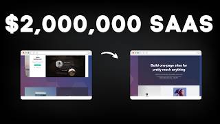 Simple Website SaaS Makes 2000000 a Year [upl. by Kassia]