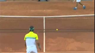 Unbelievable mishit from Nadal against Djokovic [upl. by Atileda]