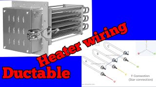 Heater wiring ductable heater wiring diagram 3phase heater connection 220v heater connection [upl. by Timmy]