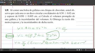 Propagación de errores en Potencias Productos y Divisiones al calcular un Volumen [upl. by Tezile858]