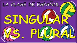 Singular and plural in Spanish  singular y plural [upl. by Grieve]