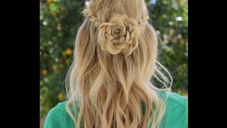 How to Flower Braid [upl. by Eyahc]