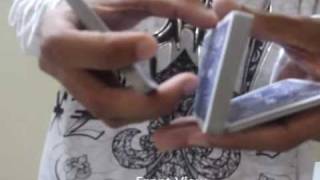 Card Flourish Tutorial Karina False Cut [upl. by Oneill256]