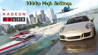 The Crew 2 On RX 480 4GB 1080p High Settings [upl. by Yelak]