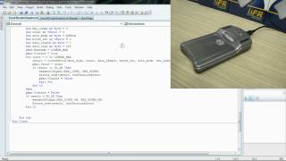 RFID NFC and Mifare programming  Visual Basicnet Windows source code example Simplest [upl. by Ojoj]