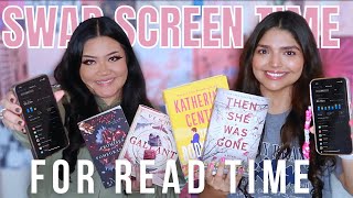 Swapping Our Screen Time For Read Time again  Reading Vlog [upl. by Pastelki671]