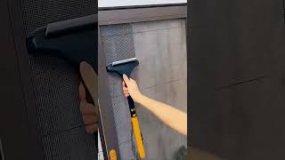 no need to disassemble and wash household glass scraper window cleaner window brush cleaning tool [upl. by Sue602]