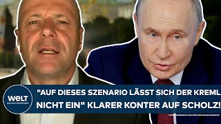 PUTINS KRIEG quotAuf dieses Szenario lässt sich der Kreml nicht einquot Russen kontern klar auf Scholz [upl. by Kola578]