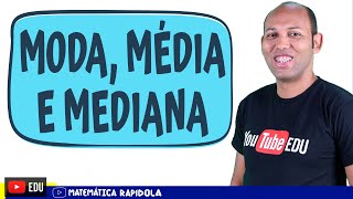 MODA MÉDIA E MEDIANA ✅ ESTATÍSTICA [upl. by Rika]