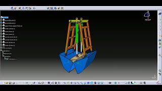 Hydraulic clamshell grab bucket Tutorial  DMU CATIA [upl. by Hynes79]