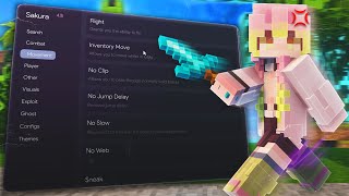 NEW 189 Hack Client Sakura Client  Minecraft Java Edition [upl. by Jonie]