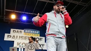 Sido rappt bei PausenhofKonzert für Schüler in Ebern [upl. by Assiren]