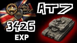 World of Tanks  AT 7  3426 EXP [upl. by Orion452]