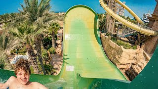 Zoomerango WALL Water Slide at Atlantis Aquaventure Dubai [upl. by Harland]