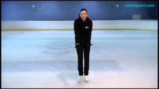 Patinaje sobre hielo 4 Posicion básica [upl. by Znieh]