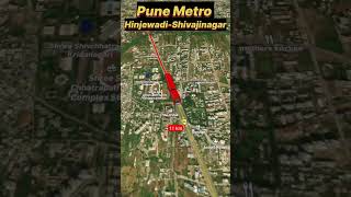 Pune Metro  HinjewadiShivajinagar metro pune shorts short viralvideo shivajinagar [upl. by Kennan]